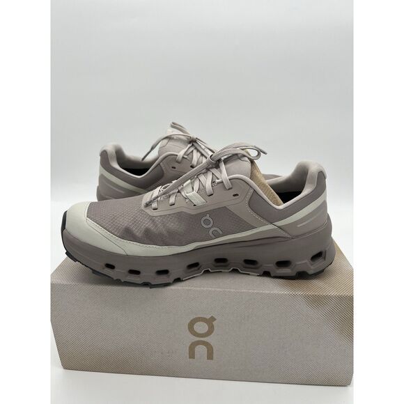 On Cloudvista 2 Women's Waterproof Trail Running Shoes Sand Size 8.5 Fog Cinder - Picture 6 of 9